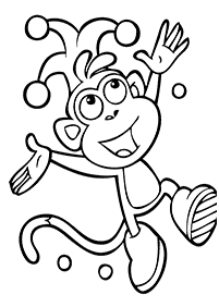 dora coloring pages - page 49