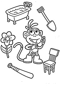dora coloring pages - page 50