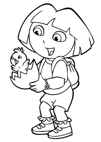 dora coloring pages - page 51