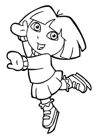 dora coloring pages - page 53