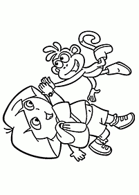 dora coloring pages - page 58