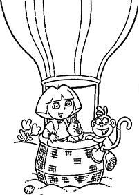 dora coloring pages - page 62