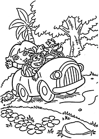 dora coloring pages - page 66