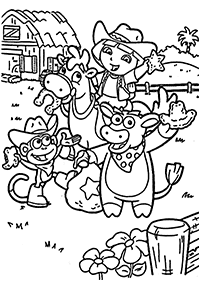dora coloring pages - page 68