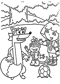 dora coloring pages - page 73