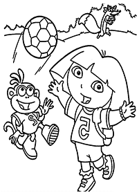 dora coloring pages - page 75