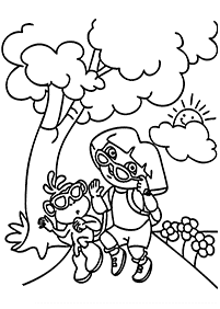 dora coloring pages - page 79