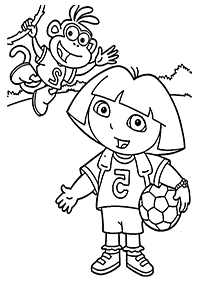 dora coloring pages - page 82