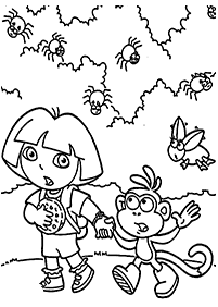 dora coloring pages - page 84