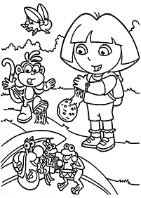 dora coloring pages - page 85