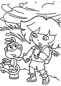 dora coloring pages - page 86
