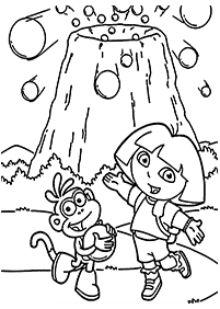 dora coloring pages - page 93