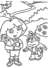 dora coloring pages - page 96