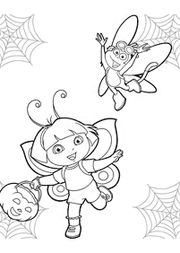 dora coloring pages - page 98