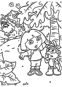 dora coloring pages - page 99