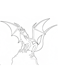 dragon coloring pages - page 104