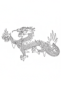dragon coloring pages - page 31
