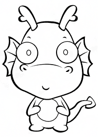 dragon coloring pages - page 33