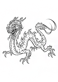 dragon coloring pages - page 38