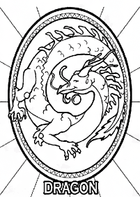 dragon coloring pages - page 46