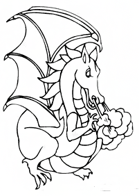 dragon coloring pages - page 47