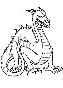 dragon coloring pages - page 51