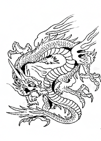 dragon coloring pages - page 53