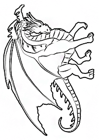 dragon coloring pages - page 54