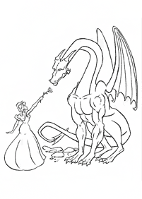 dragon coloring pages - page 55
