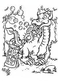 dragon coloring pages - page 57