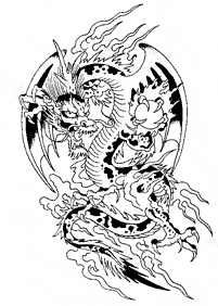 dragon coloring pages - page 65