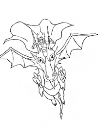 dragon coloring pages - page 67