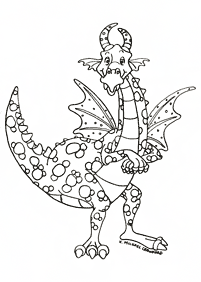 dragon coloring pages - page 73