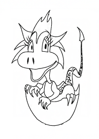 dragon coloring pages - page 76