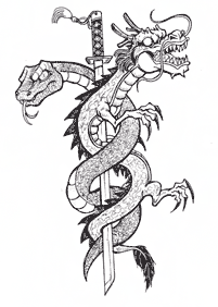 dragon coloring pages - page 79
