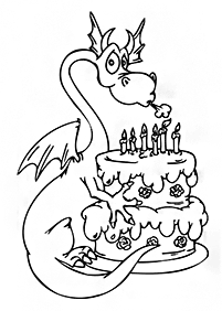 dragon coloring pages - page 80