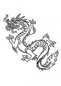 dragon coloring pages - page 81