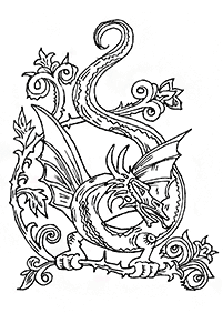 dragon coloring pages - page 84