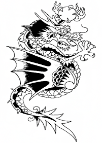 dragon coloring pages - page 86
