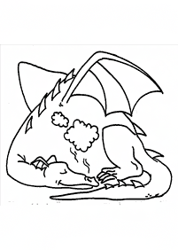 dragon coloring pages - page 87