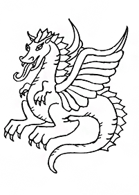 dragon coloring pages - page 93