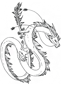 dragon coloring pages - page 94