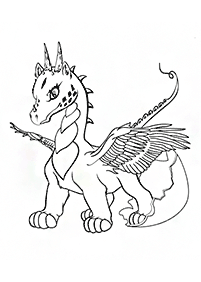 dragon coloring pages - page 96