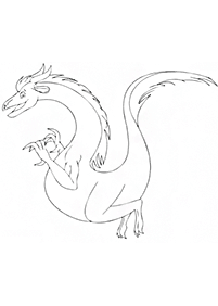 dragon coloring pages - page 98