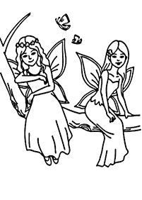 fairy coloring pages - page 14