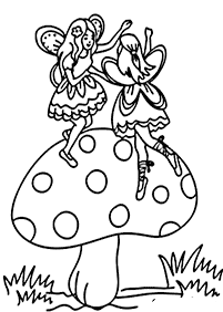 fairy coloring pages - page 18