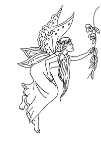 fairy coloring pages - page 30