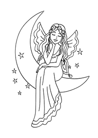 fairy coloring pages - page 38