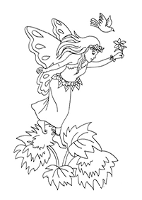 fairy coloring pages - page 42