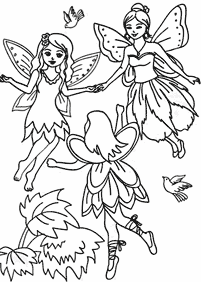 fairy coloring pages - page 75